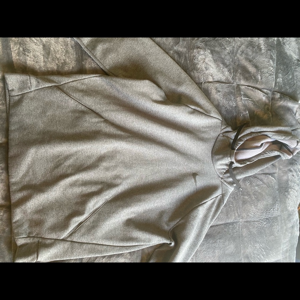 Gray Nike hoodie